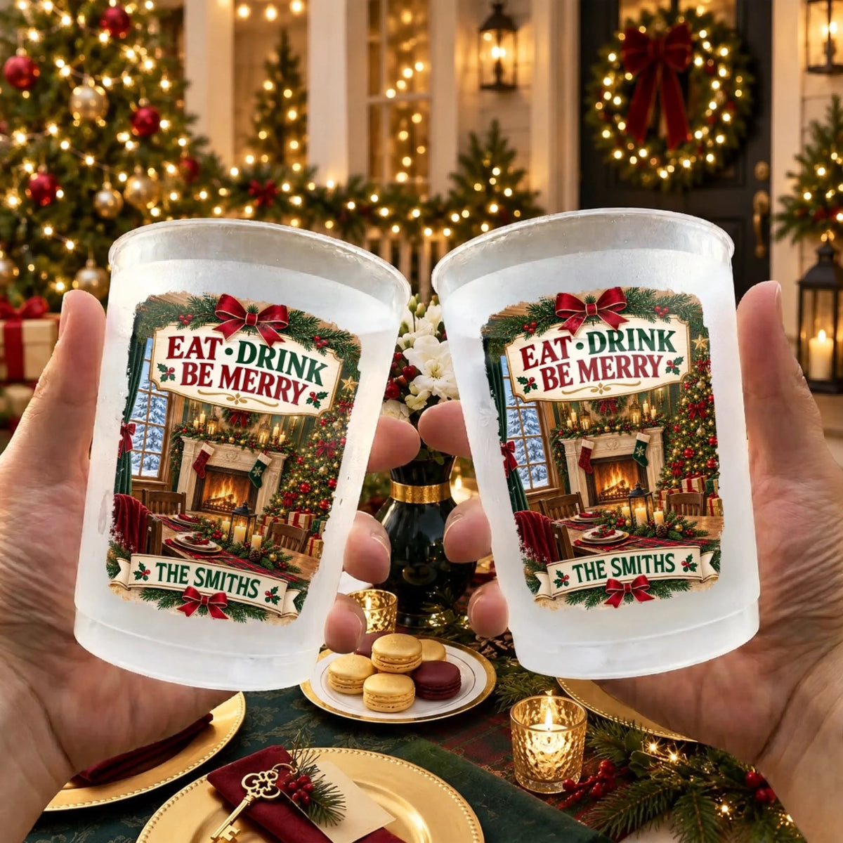 Custom Party Cups - Personalized Christmas Birthday Gifts For Mom, Dad, Brother, Sister - Warm Wishes And Happy Times 450b5742-2273-45de-b133-e5ee54ecab79-3.jpeg