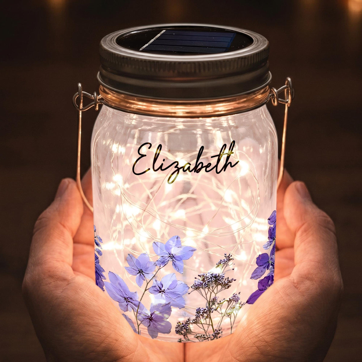 Personalized Birth Flower Mason Jar Night Light, Solar Lamp Gift For Her, Birthday Custom Night Light Gift For Friend, Bridesmaid Light Gift 450e92e1-a408-4a6d-8d14-b95490dc2931-5.jpg