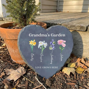 Personalized Garden Stone, Grandmas Birth Flower Gift, Mothers Day Gift for Mom SD-201 452a7b41-9ab0-47ab-a7ef-ae8d7f249e67-dfgf-sds.jpg