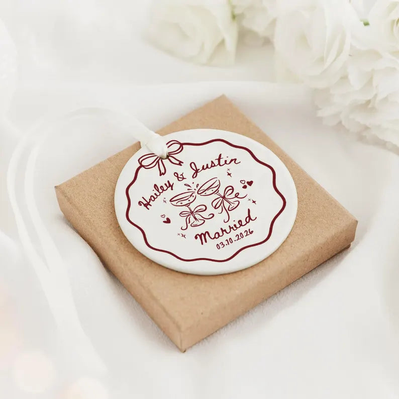 2 Sided Ceramic Ornament, Custom Engagement Gift, Personalized Engagement Gift for Engaged Couples, Wedding Gift Newlyweds, Bride and Groom 4530c6f3-a2dd-4146-a601-0cc03b2d0a2e-trygfghfghff-8-.webp