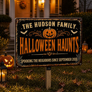 Personalized Halloween Haunts Yard Sign – Family Name & Since Year - Personalized Yard Sign 45584289-250f-4f15-a0c2-37fa03c45fcb.jpg