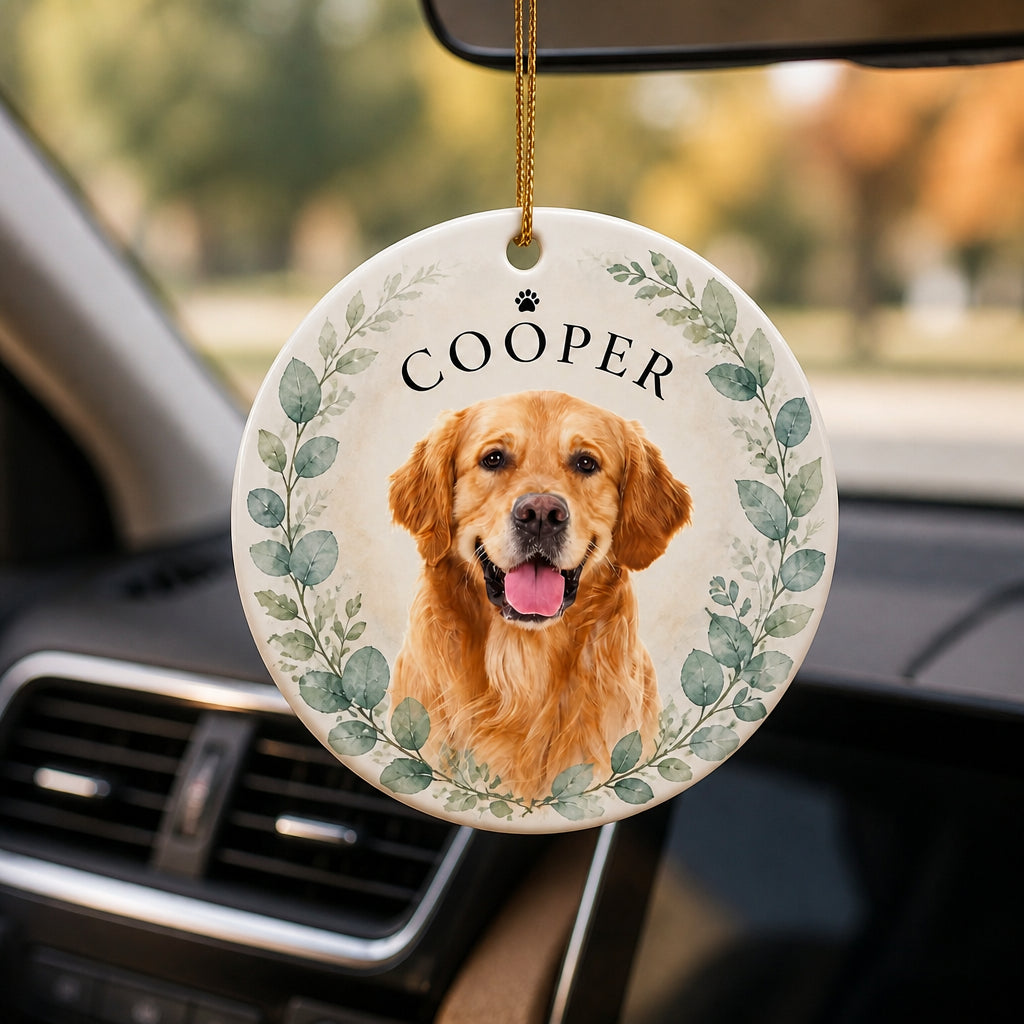 Pet Memorial Photo Ornament – Double‑Sided (Name + Quote) - Personalized Ornament 455f0b23-262e-4e1f-9bea-89033ffb4bcf.jpg