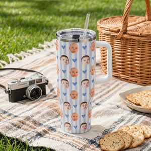 Personalized Baby Face 40oz Tumbler, Striped Baby Photo Cup, New Mom Dad Tumbler, Funny Gift For Grandma Grandpa, Kids Face Keepsake Tumbler 456591c8-94fb-442a-a34b-3eb5f873537b-4.jpg