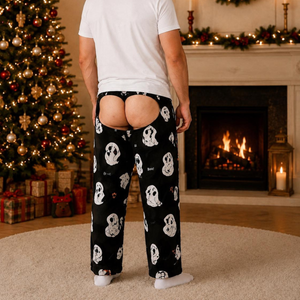 Personalized Funny Halloween Backless Pajama Pants, Custom Pumpkin Spooky Men Lounge Pants 457ac322-deff-4408-a2c7-6b7c5c7c0935-3.png
