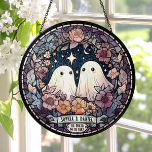 Custom Ghost Couple 'Till Death Do Us Part Wedding Gift Stained Glass Suncatcher Spooky Halloween Decor Ghost Lovers Gothic Anniversary Gift 45820f7e-68d6-48a8-8392-a8f96584bf79-3.jpg