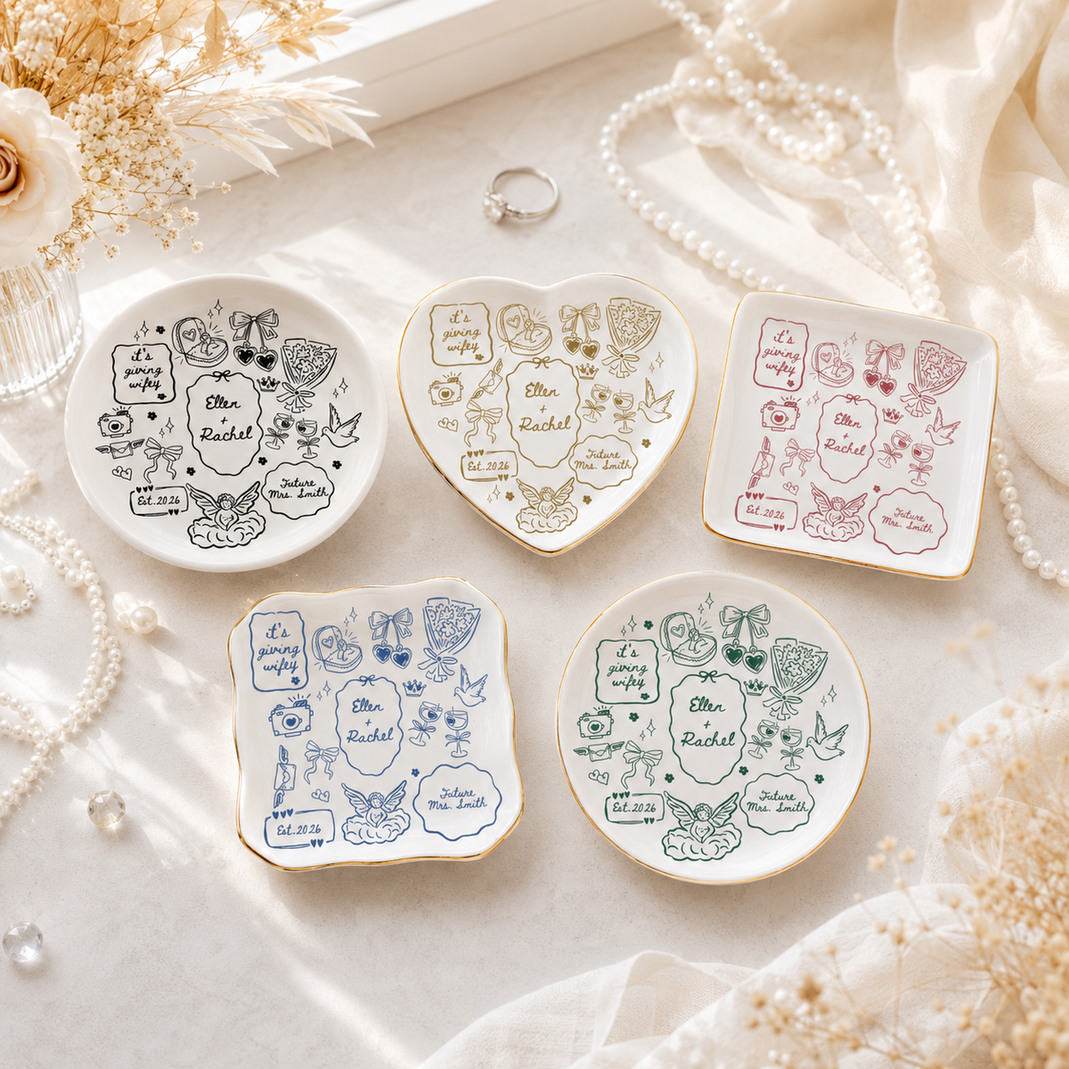 Custom Future Bride Jewelry Dish, Wedding Ring Dish, Wedding Keepsake Gifts for Bride, Wedding Gifts, Bride To Be,Future Mrs Giffts 4597871d-434e-48b3-9fe3-f95f5db19fa3-1.png