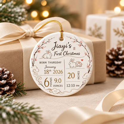 Custom Baby Birth Stats Ceramic Ornament, First Christmas Keepsake, Newborn Name Date Weight Length 45ae5bb2-3787-4619-91ea-3def54b4cba3-fgh-1-.png