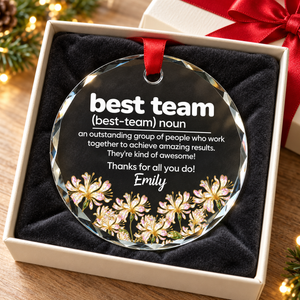Thanks For All You Do - Personalized Glass Ornament - Christmas Gift For Coworker, Office Decoration 45bb89c1-4d14-4611-b456-1754cb5cba45-4.png