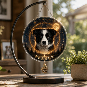Celestial Pet Memorial Portrait Canvas — Upload Photo + Name - Personalized 1 Layered Suncatcher with Charm 45c288b5-12b0-4dc7-9004-8352f4ee7424.jpg