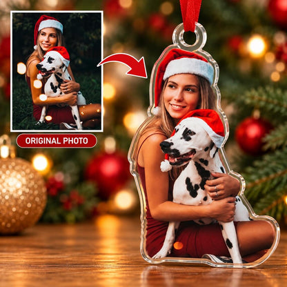 Personalized Dog Cat Picture Acrylic Ornament, Custom Pet Photo Christmas Ornament, Pet Memorial Keepsake, Dog Mom Cat Dad Gift, Pet Lover Gift 45f65b22-4079-4f5f-9852-068b174938af-2.jpg