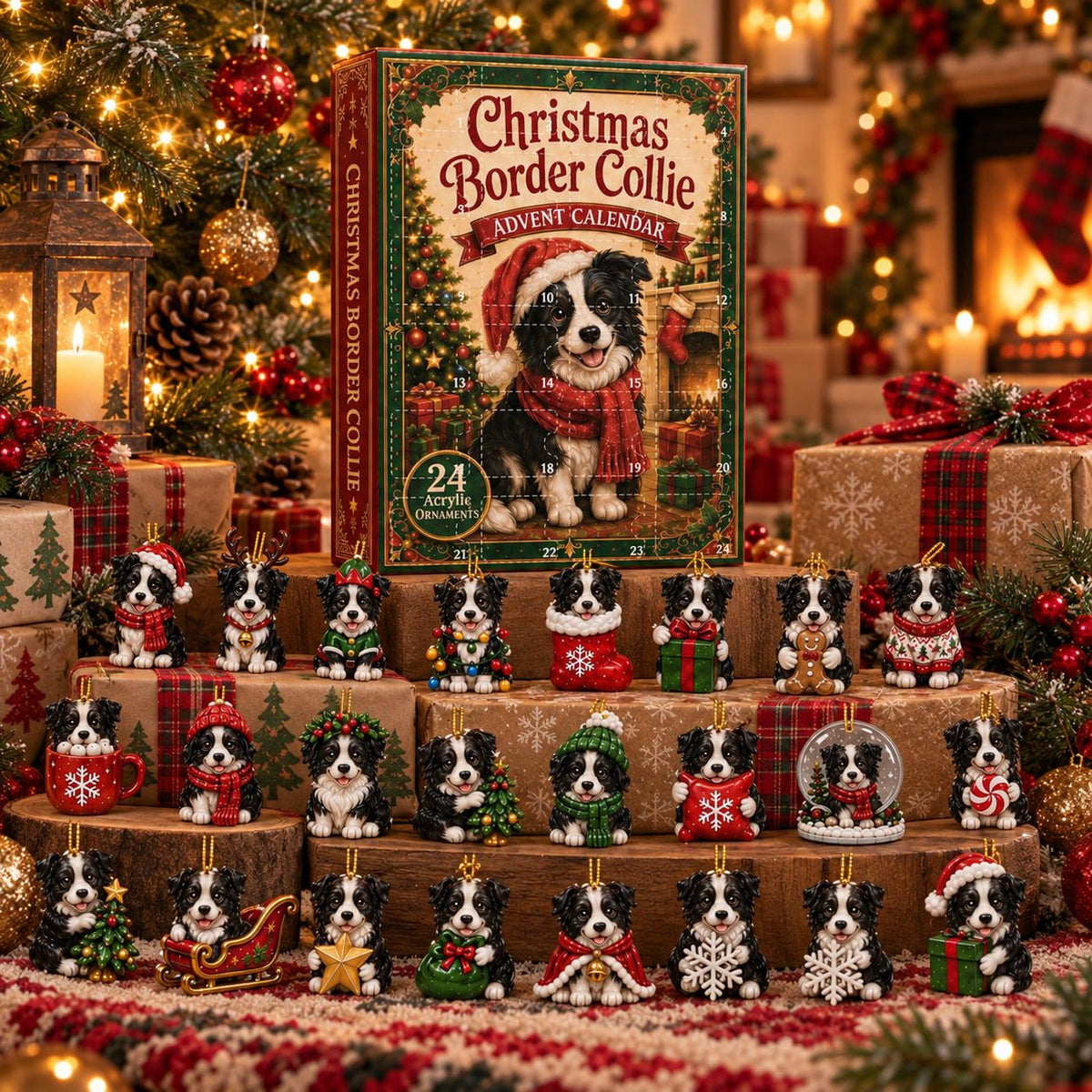 Border Collie Christmas Advent Calendar, 24 Acrylic Dog Ornaments (Blind Box) 45f95505-82b0-4d38-8640-7ba2118231ec-il_1588xN.8555646149_3y09.jpg