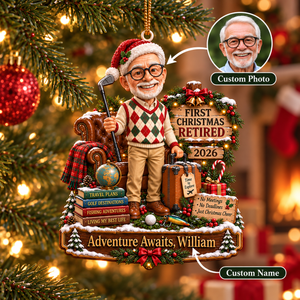 Personalized Retirement Christmas Ornament 2026, Custom Photo & Name First Christmas Retired Ornament, Adventure Awaits Retirement Gift for Men, Dad, Grandpa, Golfer & Traveler 4609d7f2-4a87-4474-b5ee-b117012cd3fa-ChatGPT-Image-Sep-18-2026-11_27_00-AM-3-.png