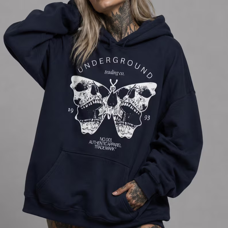 Underground Skull Butterfly Hoodie, Gothic Y2K Streetwear Sweatshirt, Graphic Skeleton Hooded Sweater, Unisex Hoodie 462b7cb9-66e2-403f-a626-4eab12cbc2c3-hjk.png