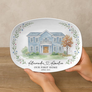 Personalized House Portrait Platter: Custom Home Watercolor, New Home Gift 462ffb2c-cde8-4e0c-9ba5-14a782dba6e5-9.jpg