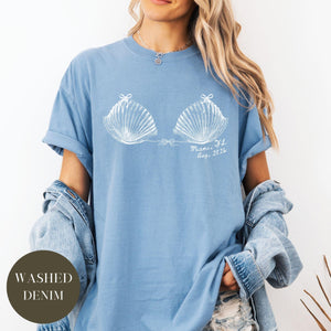 Custom Seashell Comfort Colors Shirt, 90s Retro Shell Bach Bikini Tee, Coastal Beach Bachelorette Party, Last Toast, Bra Bach Bridal TShirt 463e0567-a43f-4838-b0ff-0ba8665ae652-banner-6.jpg