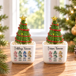 Siblings Forever - Personalized Potted Christmas Tree - Christmas Gift For Family 465dbef6-1e32-45bc-a926-aa76ac7871b3-2.webp