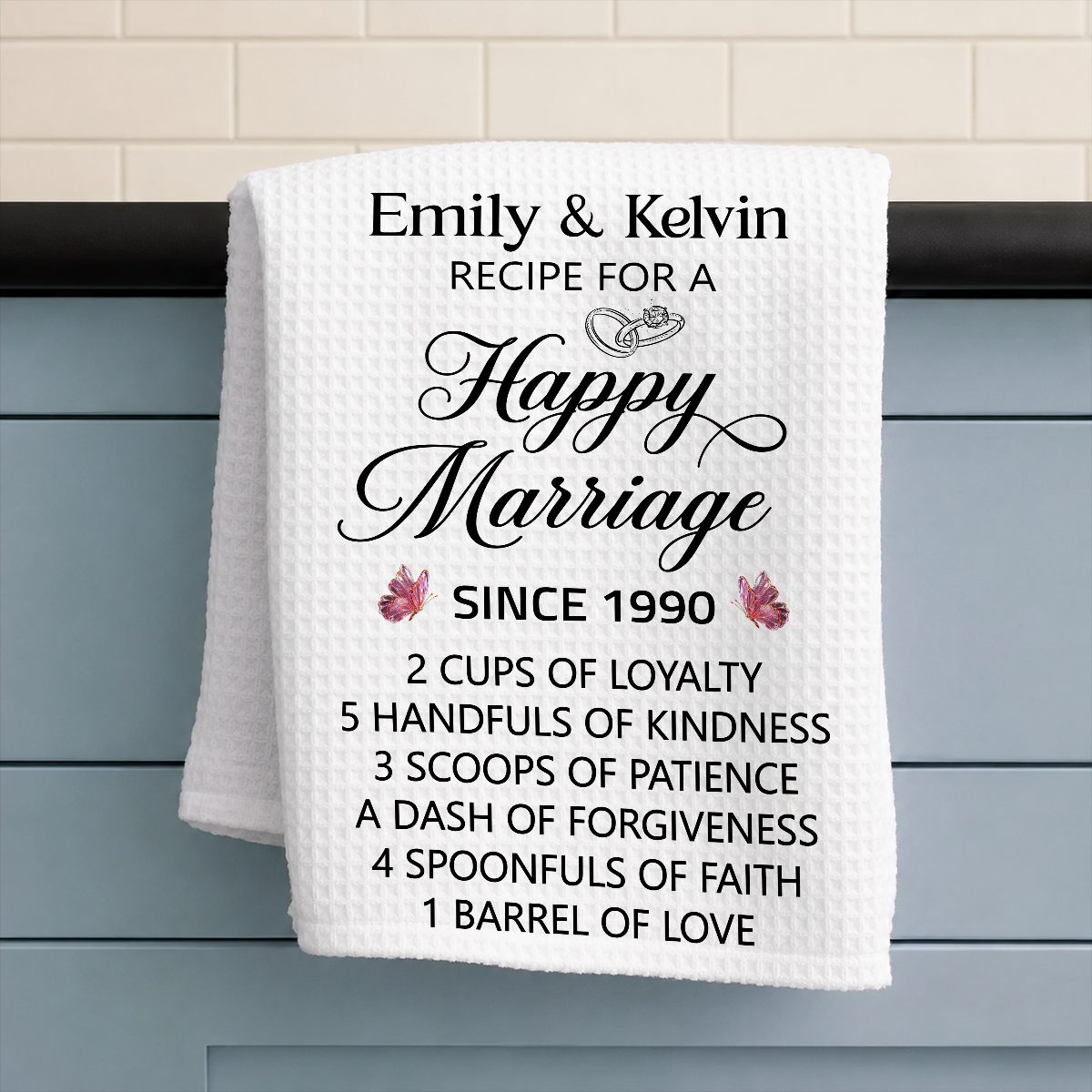 Love Is Our Secret Ingredient - Personalized Custom Kitchen Towel 46674e9a-2007-4979-8686-dd55d3f6e086-3-43-.png
