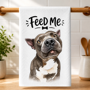 Custom Pet Portrait Kitchen Towel – Feed Me / Bone Appétit - Personalized Kitchen Towel 4681293e-d355-49ae-a168-1bdadb238e31.png