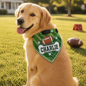 Personalized Football Field Dog Bandana - Personalized Pet Bandana Collar With Adjustable Buckle 46a067cf-2ed6-4222-937a-b4687f1cd1c4.jpg