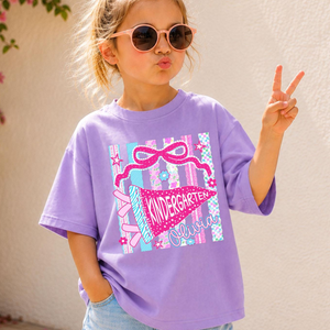 Custom Girl Name Shirt, Preppy Coquette Bow Shirt, First Day of School Gift, Preschool Kindergarten T-Shirt, Back To School Toddler Tee 46a6034d-8905-4c13-9965-9422c3348a71-9.png