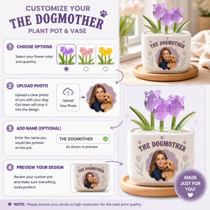 The Dogmother Photo-to-Art Plant Pot - Personalized Plant Pot & Vase 46cdd2cc-4e70-4791-a20f-53098522a2d5.jpg