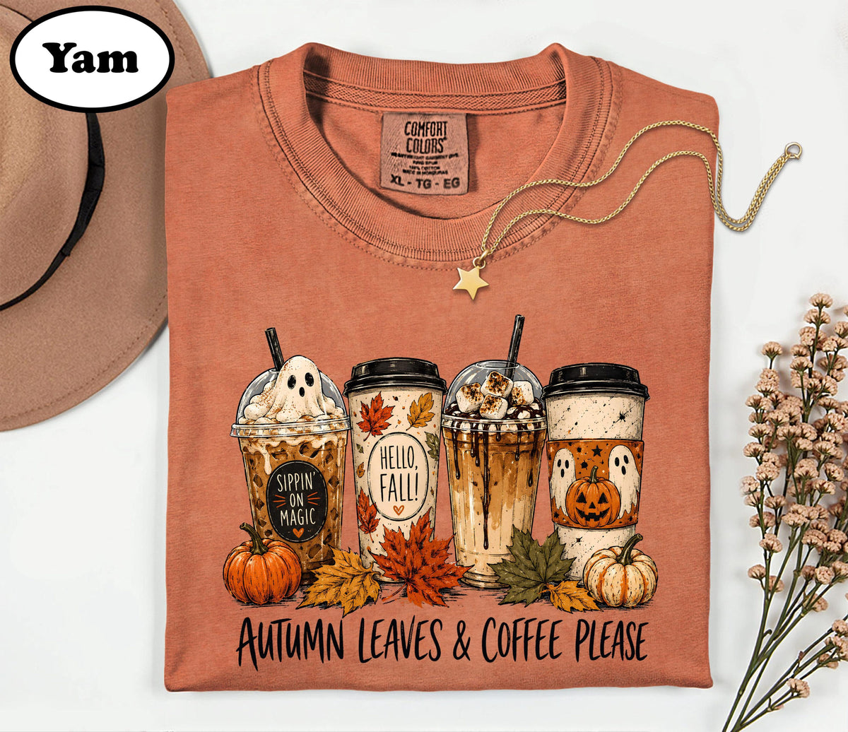 Halloween Coffee Shirt Comfort Colors Tee, Coffee Lover Gift, Ghost Coffee Cup Sweatshirt, Pumpkin Spice Fall Outfit, Cozy Autumn Apparel 46d8bcd6-c57b-4bb6-aff4-dc7a42d2a502-1.jpg