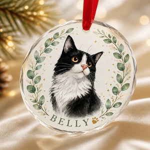 Custom Cat Watercolor Portrait Transparent Acrylic Ornament with Pet Name - Personalized Transparent Acrylic Ornament 4701bbaf-ec45-4b95-b7ac-4c81b16d71d1.jpg
