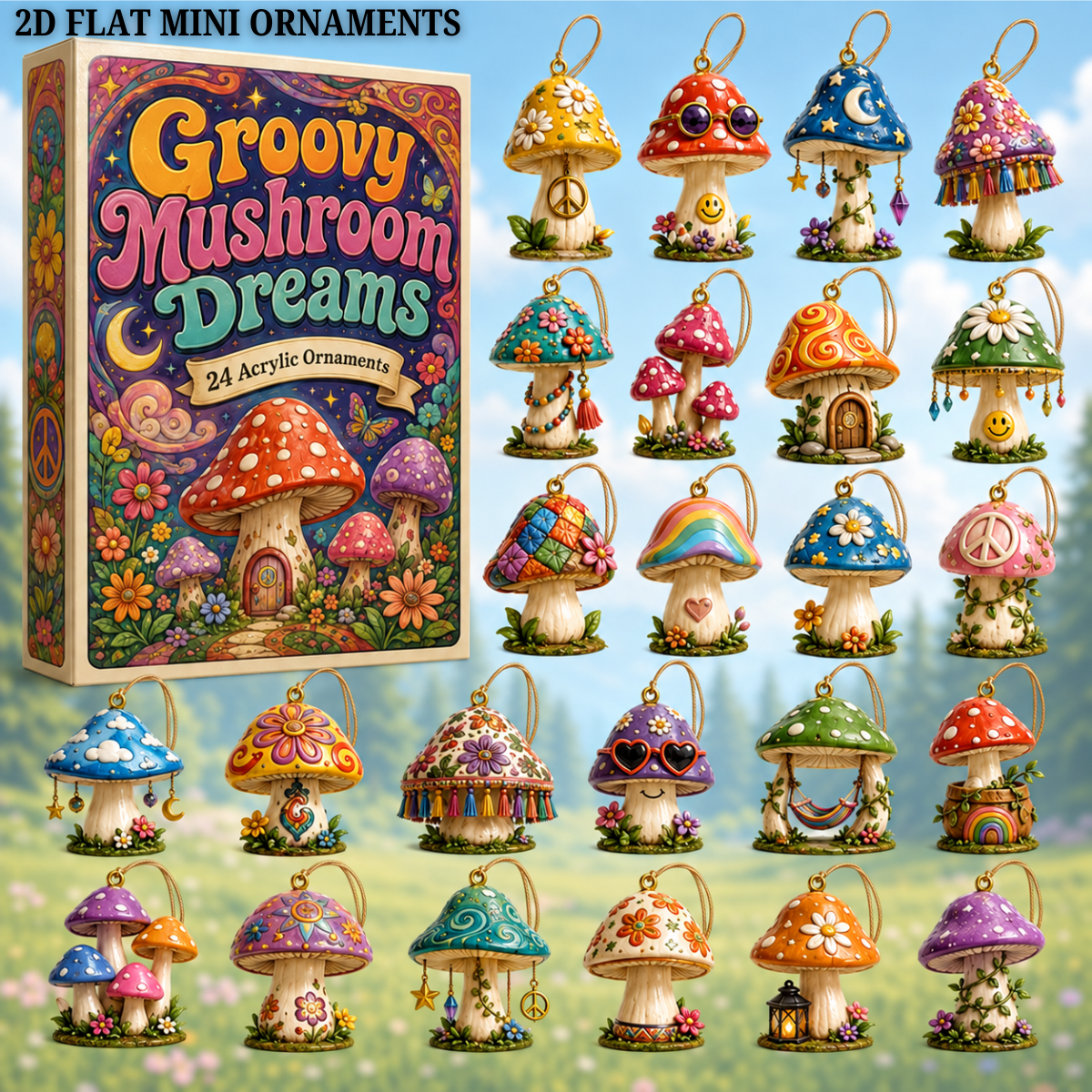 Groovy Mushroom Dreams Advent Calendar 2026 - 24-Day Festive Countdown, Acrylic Charms Blind Box - Gift For Nature Lovers 470c82e9-c0d5-4975-b007-f1389e87a31e-mushroom-text.png