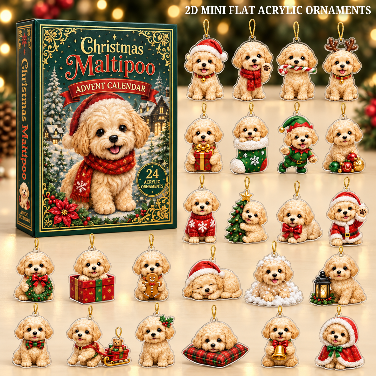 Christmas Maltipoo Advent Calendar 2026 - 24-Day Festive Countdown, Acrylic Charms Blind Box - Gift For Maltipoo Lovers 47101fcd-c158-4005-8706-9a47104f46dd-maltipoo-text.png