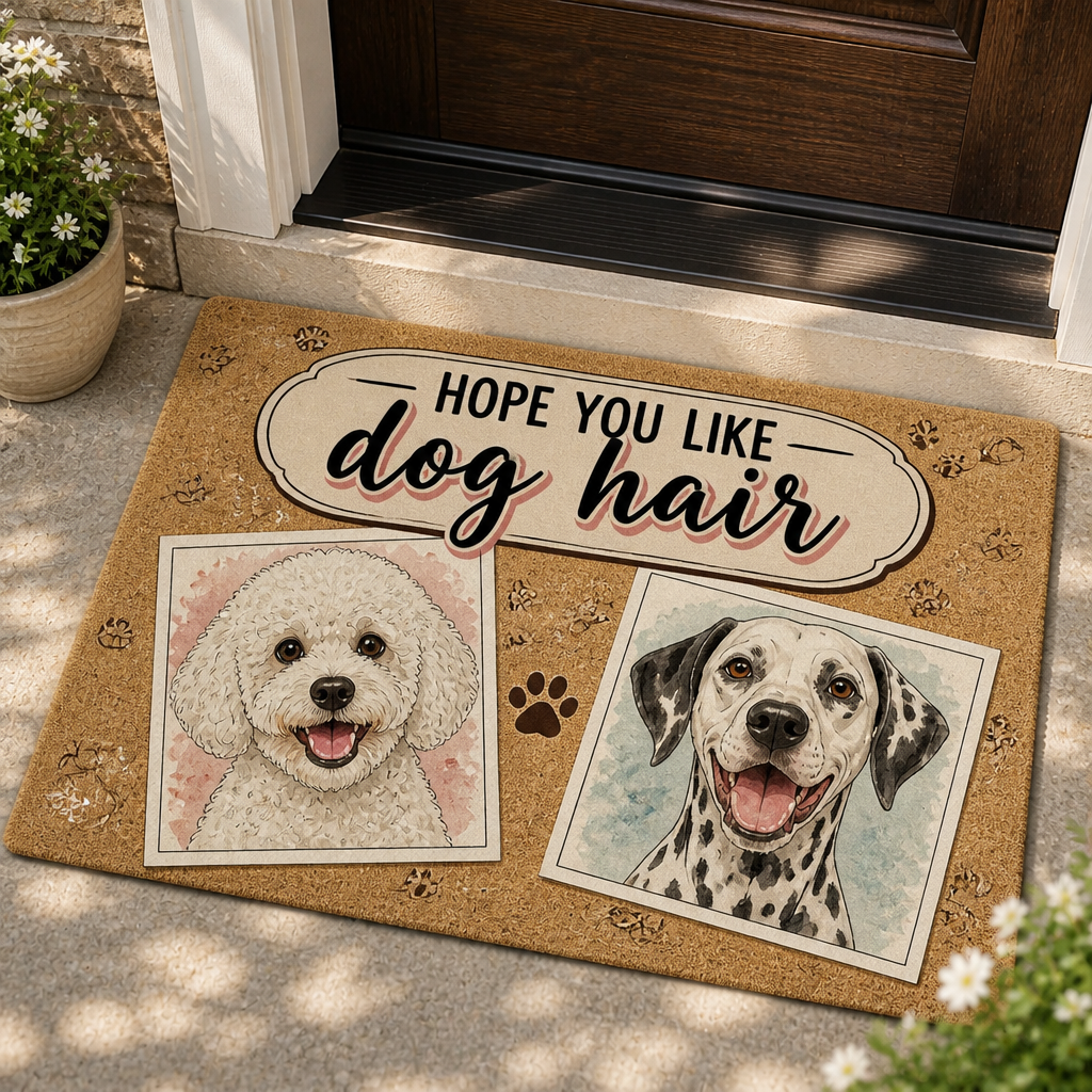 Hope You Like Dog Hair - Custom Pet Photo Doormat - Personalized Doormat 47121c7a-ccb2-4c9a-adc8-a46317f5c197.png