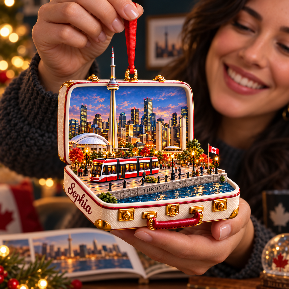Personalized 3D Toronto Suitcase Christmas Ornament – Toronto Canada Travel Souvenir & Gift for Toronto Lovers 471c4b11-5606-45e6-ad46-b80dce6483e0-Toronto-Keepsake-Suitcase-Ornament-2.png