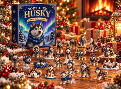 Husky Advent Calendar 2026, 24 2D Acrylic Dog Ornaments, Winter Wonderland Christmas Decor, Dog Lover Gift 4734b79d-92cf-4ec4-9c93-170167ca702e-il_1588xN.8645406489_rclu.jpg