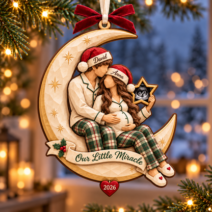 Personalized Pregnancy Christmas Ornament 2026 – Our Little Miracle Moon, Custom Couple Names, Baby Announcement Gift for Parents to Be 4765594e-5cda-470d-b5f1-3abfc812cdee-0f3d513f-408c-4246-af01-ff76d6affa46.png