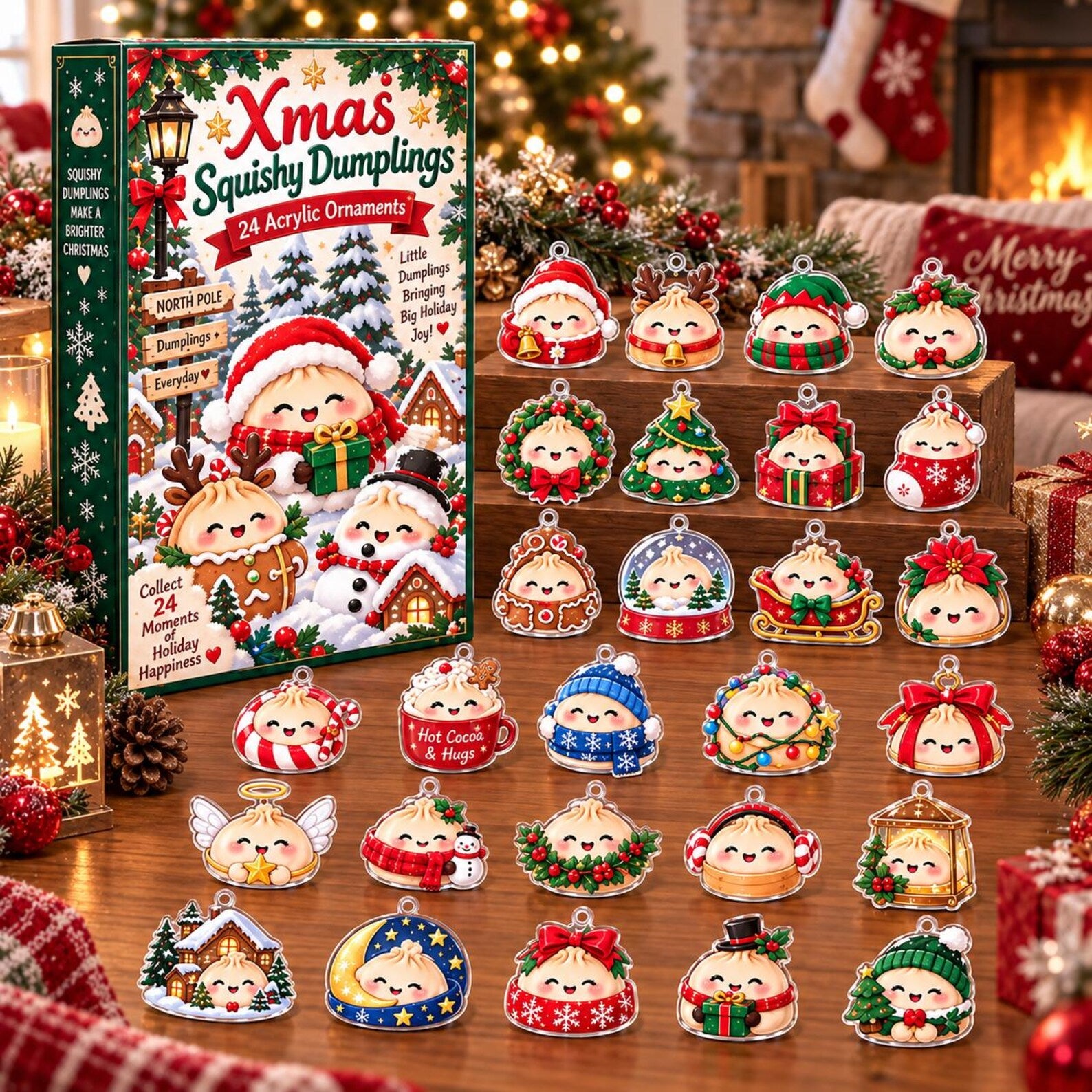 Christmas Blind Box Advent Calendar, 24 Acrylic Dumpling Charms, Cute Food Ornament Set, Holiday Countdown Collector Gift Box 2026 47672d74-ec9f-42e8-b6e2-73ac80ba22f2-il_1588xN.8520816658_a2z2.jpg