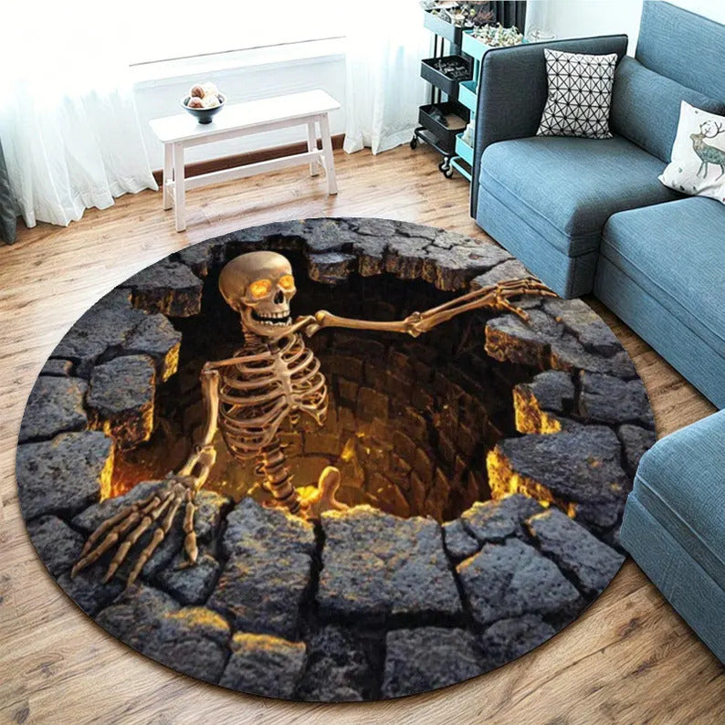Halloween Skeleton Round Area Rug, 3D Illusion Pit Rug, Velvet & Flannel Round Carpet, Gothic Horror Floor Mat, Non Slip Washable Home Decor 476c9c07-b366-4bbd-b7e3-c9a8737a4b95-rt5etrtrty-1-.jpg