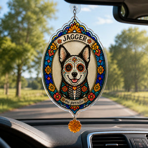Custom Sugar-Skull Pet Portrait Fridge Magnet - Personalized 1 Layered Suncatcher with Charm 4770fd3e-e2a4-49a0-9e24-44ce23c92cfd.jpg