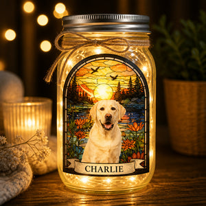 Pet Memorial Mason Jar Light – Photo + Name – "Always With You" - Personalized Mason Jar Light 47a28d90-5b38-4be3-a3c9-dcd0287f2a21.jpg