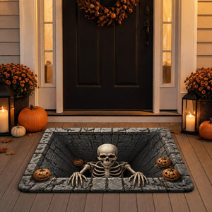 Retro 3D Skeleton Doormat, Halloween Non Slip Rubber Floor Mat, Spooky Outdoor Welcome Rug 47abf41c-d777-4d57-9a69-f49109ad79dd-1.jpg