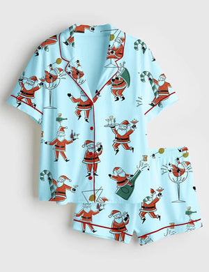 Women’s Santa Martini Christmas Pajama Set, Retro Mid Century Cocktail Satin Pajamas, Long Sleeve Holiday Sleepwear, Christmas Gift 47b09dc2-47e6-4eee-b1ae-04956fecaa7e-il_1588xN.8493970154_5uag.jpg