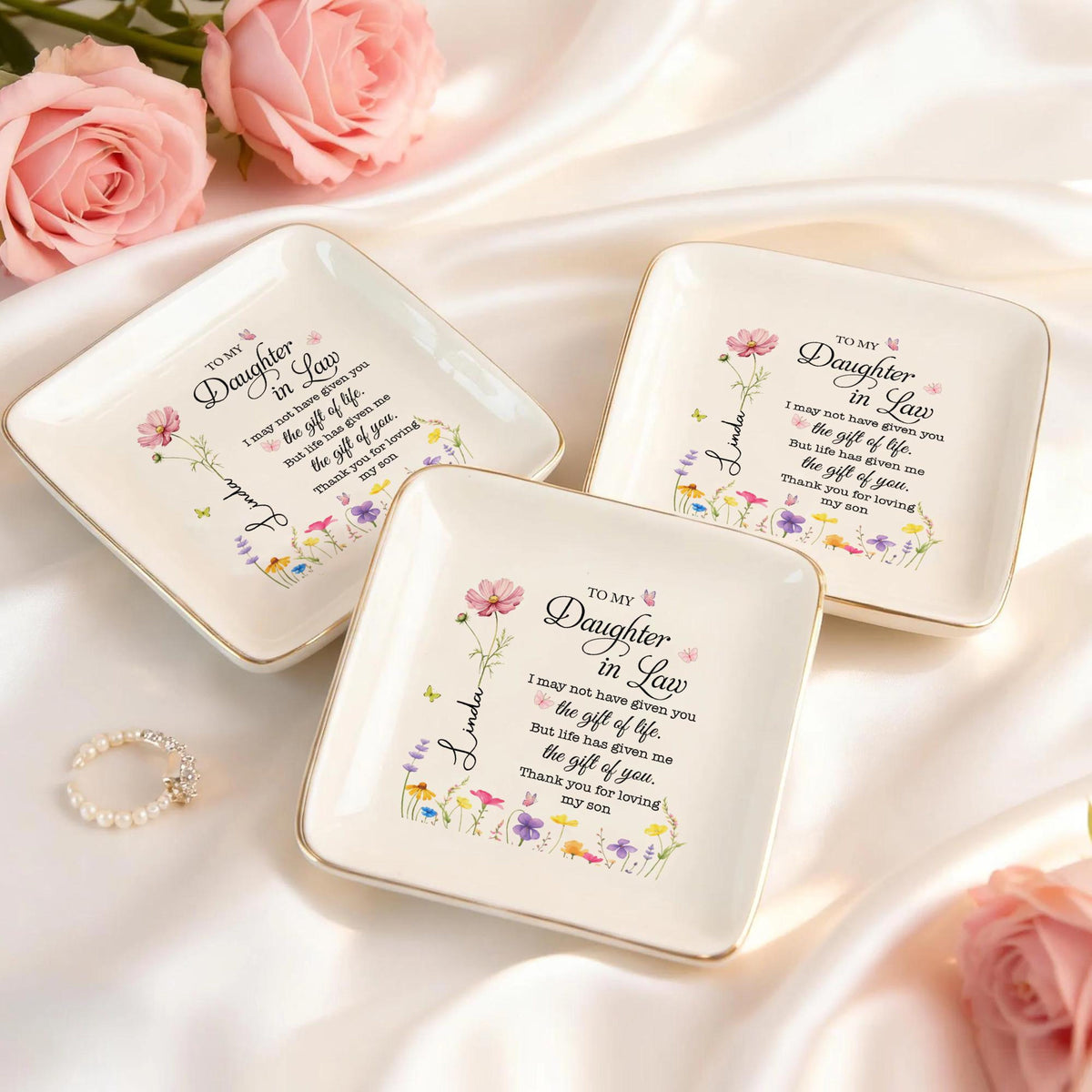 Personalized To My Daughter In Law Ceramic Jewelry Dish, Custom Wedding Ring Dish Gift For Daughter In Law, Gift From Mother In Law 47b6e2d5-2aea-4b0b-afb0-4d3a30f8f8f8-4.jpg