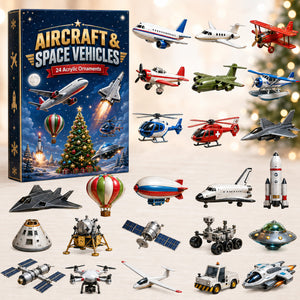 Aircraft & Space Vehicles Advent Calendar 2026 - 24-Day Festive Countdown, Acrylic Charms Blind Box - Gift For Kids, Family & Friends 47bb3283-1a33-4439-9885-c697d7707762-aircraft.jpg