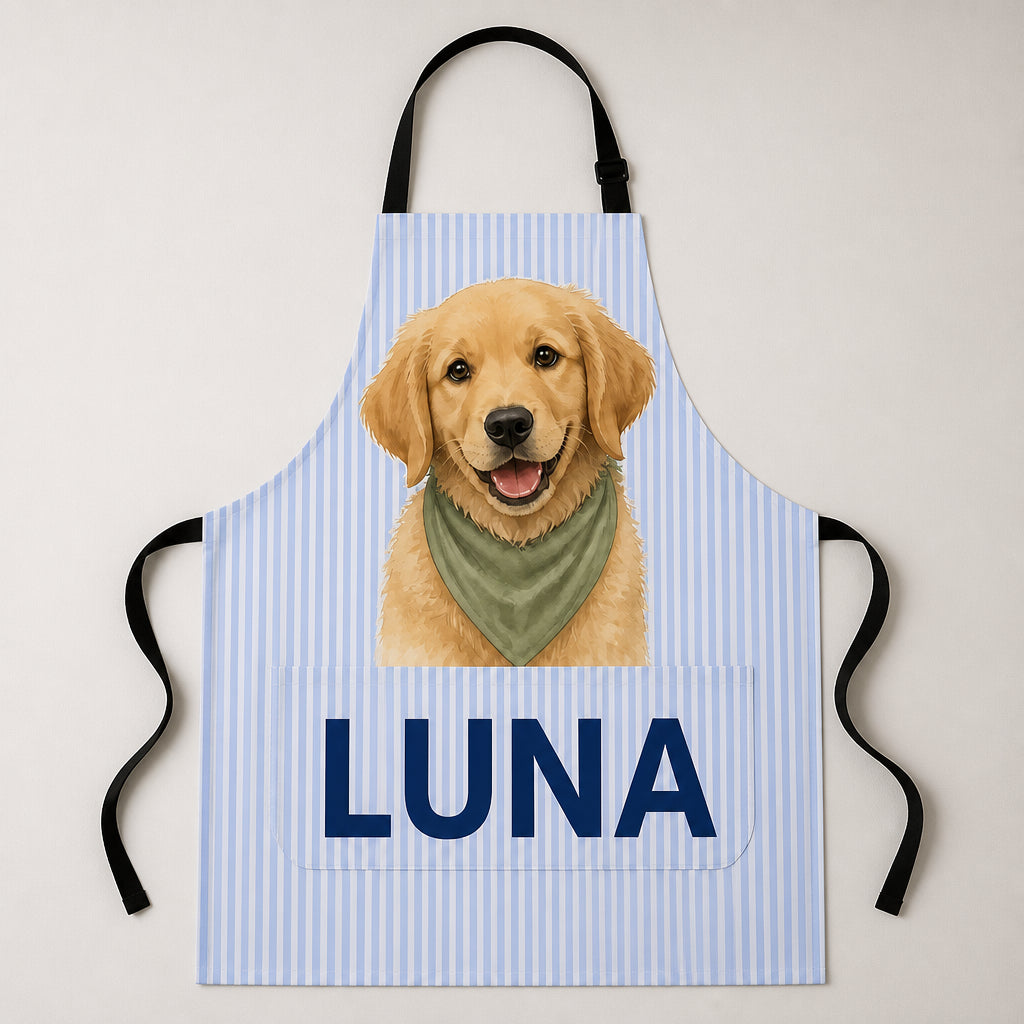 Custom Pet Portrait Apron with Name – Vintage Cameo Gingham - Personalized Apron 47cc43ba-2023-4741-a293-c615677cd8f5.jpg