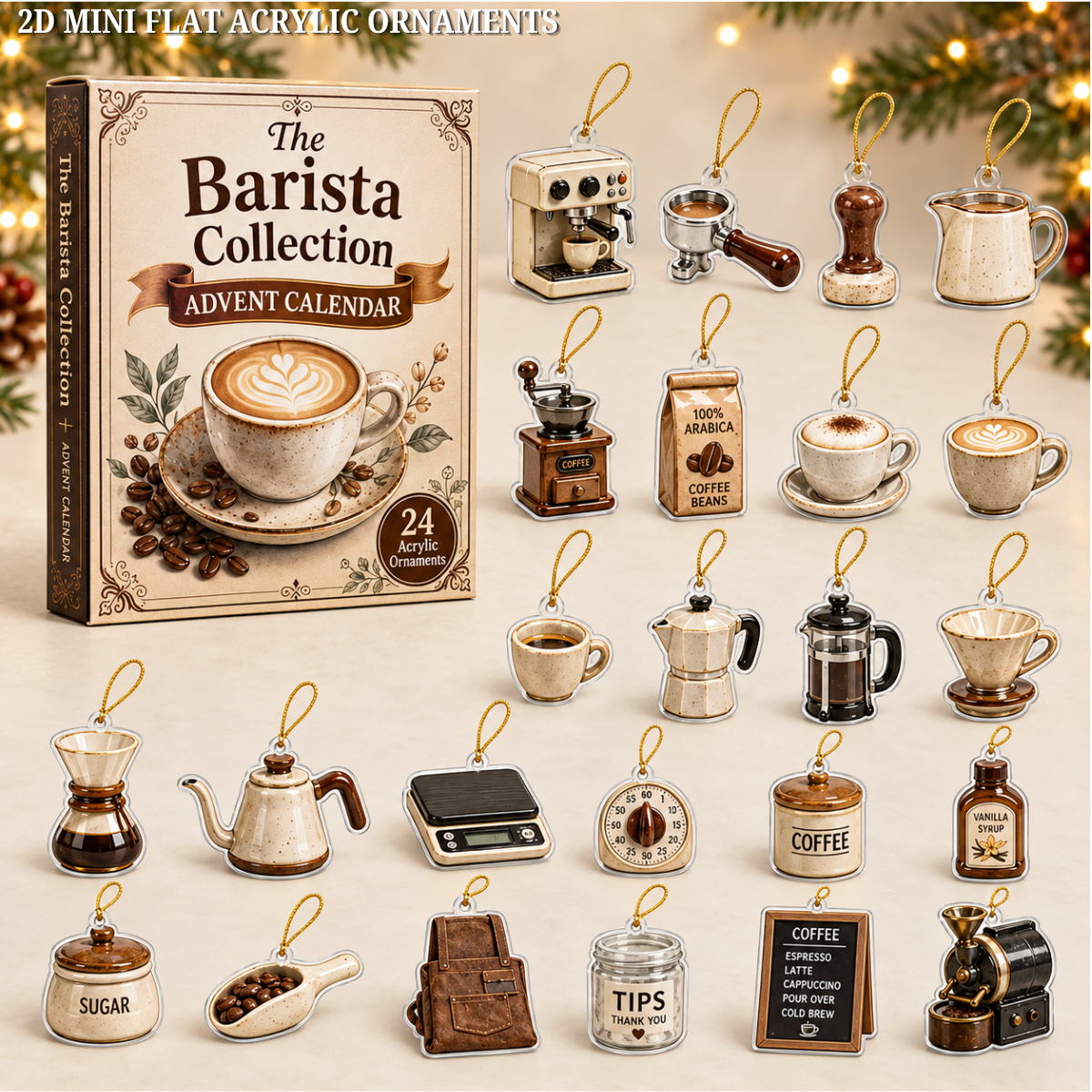 Barista Coffee Craft Advent Calendar 2026 - 24-Day Festive Countdown, Acrylic Charms Blind Box - Gift For Coffee Lovers 47f41a60-1405-4e1b-9673-2f251d80be42-barista-text.png