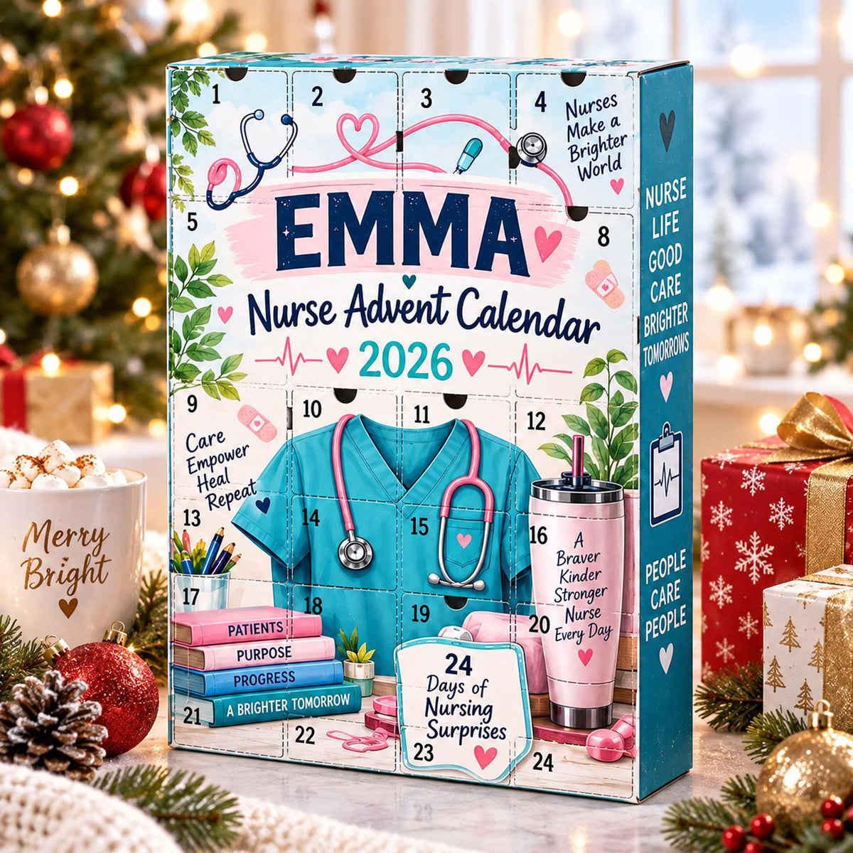 Personalized Nurse Advent Calendar 2026, Custom Nurse Blind Box, 24 Day Christmas Countdown with Nurse Tokens, Xmas Countdown Gifts 47fce05a-0b9d-4b7f-9bf9-f9137dc183a3-il_fullxfull.8564792104_slw9.jpg