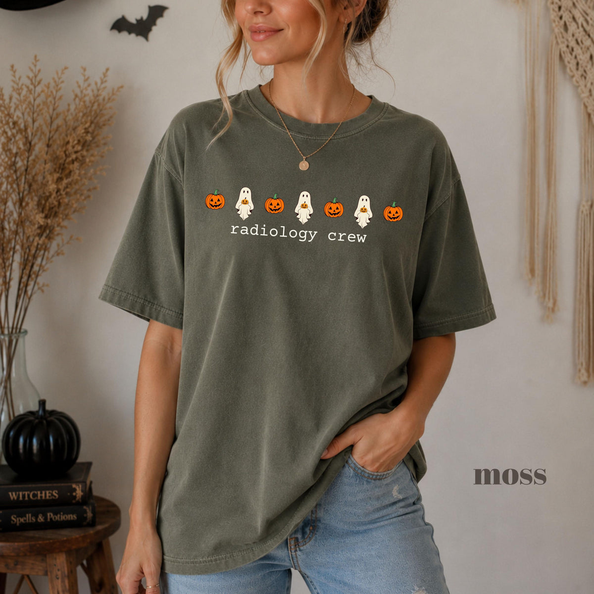 Custom Radiology Crew Shirt, Personalized Halloween X-Ray Tech Tee, Ghost Radiology Gift, Radiologic Technologist, Comfort Colors 4802b935-e29d-42c9-917e-cb85a38b3eb6-2.jpg