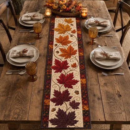 Fall Maple Leaf Table Runner, Autumn Quilted Harvest Dining Decor, Thanksgiving Farmhouse Table Runner, Rustic Kitchen Table Gift 481bf3fe-01b2-4e1e-be0e-641aed868823-ghj-13-.webp