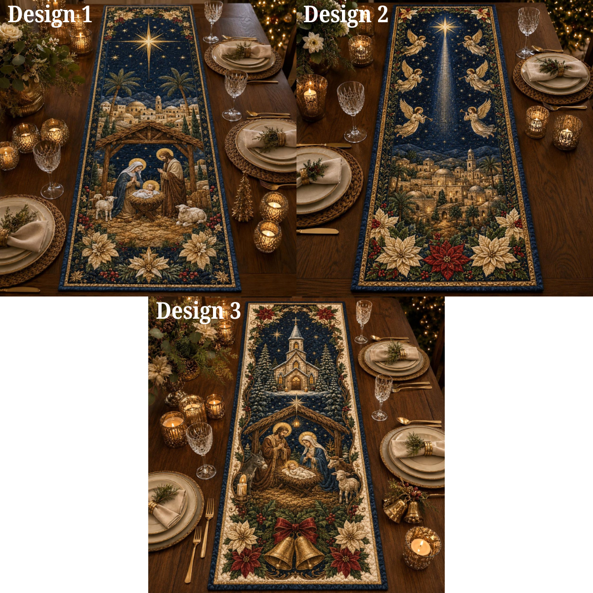 Nativity Christmas Quilted Table Runner, Religious Holiday Dining Table Decor, Holy Family Bethlehem Winter Table Centerpiece Christian Xmas 4826fd42-fddc-4081-a171-31ffab36590c-option.png