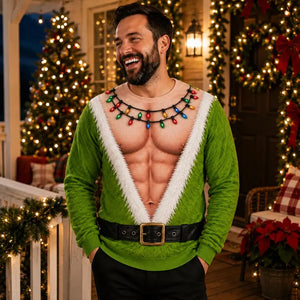 Funny Hairy Chest Ugly Christmas Sweater, Fake Abs Santa Sweatshirt, Novelty Holiday Party Pullover, Christmas Gag Gift For Men 483516c5-7997-4f97-90e5-b151c4c9c405-dsf-3-.webp