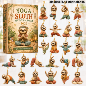 Yoga Sloth Advent Calendar 2026 - 24-Day Festive Countdown, Acrylic Charms Blind Box - Gift For Yoga Lovers 48783fac-42c6-4cc0-90dc-fabffd9e0844-sloth-text.png