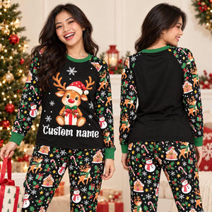 Personalized Reindeer Christmas Pajamas Set, Custom Name Xmas PJs, Gingerbread House Snowman Matching Family Sleepwear, Holiday Lounge Gift 488f9fb1-855c-4163-9fba-5ea2aeff4b6e-il_1588xN.8622917919_1l57.jpg
